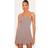 PrettyLittleThing Mushroom Woven Panel Detail Bandeau Mini Dress - Mushroom