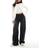 Pull&Bear Oversized Wide Leg Jean - Washed Black