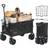 VEVOR Collapsible Folding Wagon 150 L Beach Wagon Cart Heavy Duty Max 350 lbs