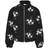 Kids Only Fleecejakke - Sort Med Blomster
