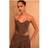 PrettyLittleThing Mocha Bust Detail Tailored Corset - Brown