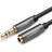 Hpa Hörlursförlängningskabel AUX 3,5 mm Minijack 1m Silver 1m