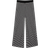 Mads Nørgaard Copenhagen 2x2 Cotton Stripe Veran Pants - Sort/Hvid