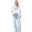 Stradivarius Tall D88 Baggy Jean - Mid Blue Wash