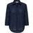 JDY Pointelle 3/4 Sleeve Shirt - Dark Navy