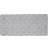OHS Mason Geo Runner 50 x 120 cm - Light Silver, Grey 50x120cm