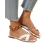 Shein Women Rhinestone Decor Twist Detail Flat Sandals, Glamorous Slide Sandals For Beach