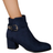 Shein Womens New AutumnWinter Ankle Boots And Short Boots Round Toe Suede Thick Heel Metal Buckle Strap Fashionable Versatile Comfortable High Heels