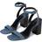 Michael Kors Merriam Denim Block Heel Sandal - Blue