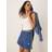 adidas Firebird Shorts - Indigo Denim