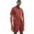 New Look Flat Collar Linen Blend Shirt Co-Ord - Rust