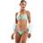 New Look Ditsy Floral Tie Side Bikini Bottoms - Blue