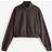 Nike Phoenix Plush Oversized 1/4-Zip Fleece Sweatshirt - Brown