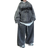 Shein Casual Korean Style Letter Print Hoodie Set - Multi