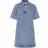 Pieces Kjole Kenya SS A-Shape Denim Dress - Medium Blue Denim