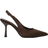 Shein Women's Casual High Heels With Pointed Toe, Heel, Shallow Mouth And Back Strap