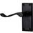 Wickes Victorian Matt Black Scroll Latch Door Handle