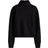 H&M Rib Knit Polo Neck Jumper - Sort