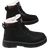 Shein High-Top Casual Suede Boots - Black Fluffy