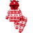 Shein pcsSet Baby Boys Girls Reindeer Snowflake Pattern Fleece Hooded Sweatshirt Plush Pants Suit Warm Comfy For Christmas Party Family Gathering Photo