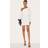 PrettyLittleThing Cream Rib Bardot Long Sleeve Bodycon Dress - White