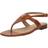 Ralph Lauren Everley Leather T-Bar Sandals - Brown/Tan