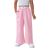 Shein Young Girl Casual Striped Plaid Letter Patched Detail WideLeg Straight PantsMom And Daughter MatchingPreppyGreat For Casual Daily Wear School Dail
