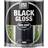 151 Gloss Drip Paint Wood Paint Black 0.3L