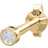 Nordahl Jewellery 14kt. Guldørestik M/1 Dia 0,014ct 1,5mm Pierce52