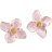 Shein 1pair Colorful Oil Drip Four-Petal Flower Shaped Women's Dopamine Stud Earrings, Suitable For Daily Simple Sweet Vacation Gift Valentines,Mom,Mother,Mother's Day,Gift