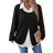 Shein Plus Casual Colorblock Patchwork In Shirt