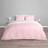 OHS Geometric Set Double Duvet Cover White, Pink (200x200cm)