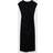 Mango Draped Straight Dress - Black