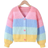 Shein Tween Girl Colorblock Drop Shoulder Cardigan