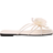 Shein French Floral Flat Slippers Elegant Lady Flower Sandals Womens Outdoor Beach Flat Slippers