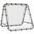 Homcom Rebounder Net Football Target Goal with Adjustable Angles Black