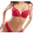Ann Summers Sexy Lace Padded Plunge Bra - Dark Pink