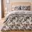 OHS Watercolour Tile Reversible Set Double - Charcoal Duvet Cover Grey (200x200cm)