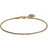 Lucléon Essentials mm Guldfarvet Rebkæde Armbånd