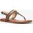 Michael Kors Mandy Signature Logo T-Strap Sandal - Brown