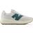 New Balance 370 Trainers - Off White/Green