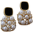 Shein Faux Pearl Decor Drop Earrings
