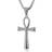 JZWCHQ Cross Of Eternal Life Egyptian Ankh Halsband Vampyr - Rostfritt Stål