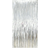 Shein 2pcs/set Silver Party Backdrop Metallic Fringe Curtain Decorations For Adult Child Parties, Weddings. Ideal For Baby Shower, Festival And Gift Supplie