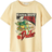 Shein Tween Boy Cartoon Letter Print Crew Neck Short Sleeve TShirt