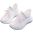 Shein pair Fashionable Knitted Sports Shoes For Children Breathable Mesh Fabric Black For Girls