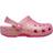 Crocs Kid's Classic Glitter Clogs - Dragon Fruit