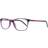 Purple Rectangle Plastic Eyeglasses Full Rim X-Small