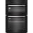 Hotpoint DIH 82G B Built In Catalytic Double Oven Stainless Steel, Black