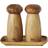 aida RAW Kværnsæt Med Bakke H13,4 cm Teak Saltkværn, Peberkværn 3stk 13.5cm